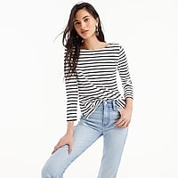 Striped boatneck T-shirt | J. Crew US