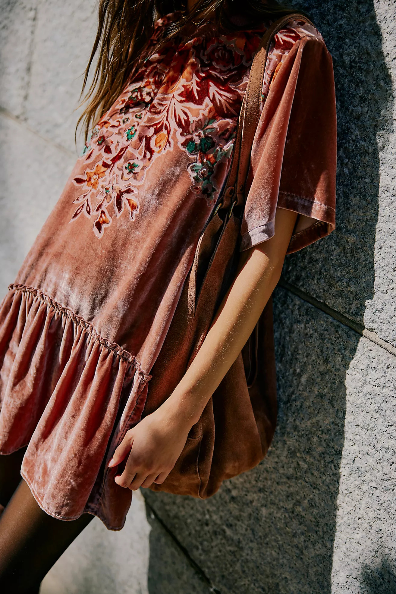 Sweet Echoes Velvet Mini Dress | Free People (Global - UK&FR Excluded)