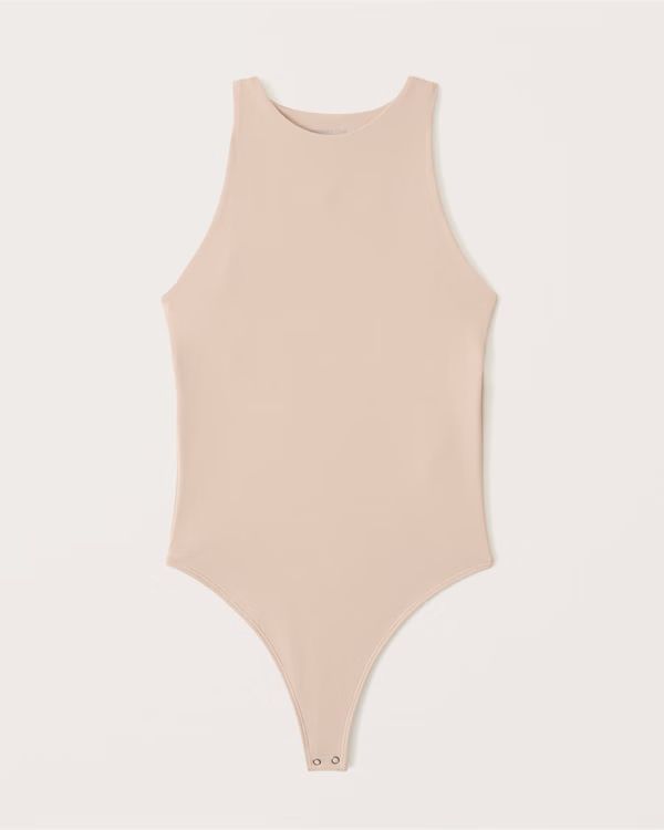 Women's Double-Layered Seamless Open Back Bodysuit | Women's Tops | Abercrombie.com | Abercrombie & Fitch (US)
