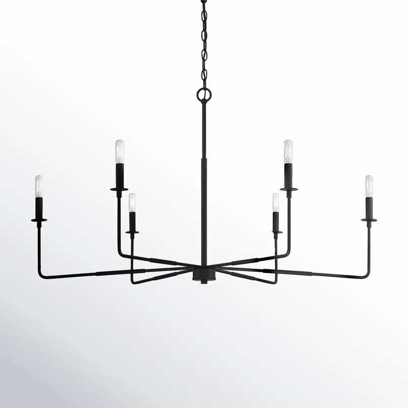 Alysa 6 Light Metal Dimmable Chandelier | Joss & Main