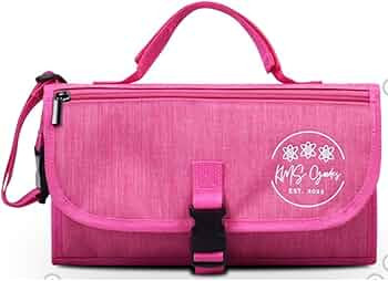 Best Portable Travel Diaper Changing Pad Baby/Toddler, Waterproof, Wipe-Clean (Pink) | Amazon (US)