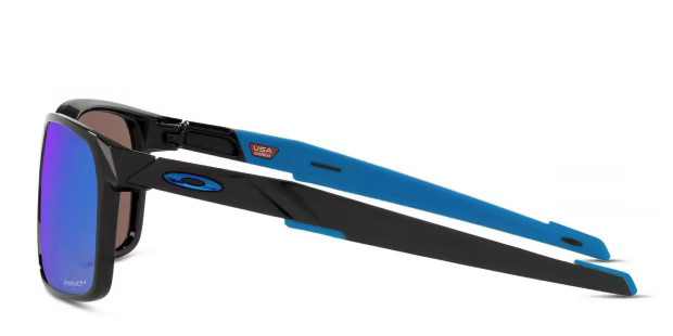 Oakley OO9460 Portal X Prizm Shiny Black/Blue Prescription Sunglasses | GlassesUSA