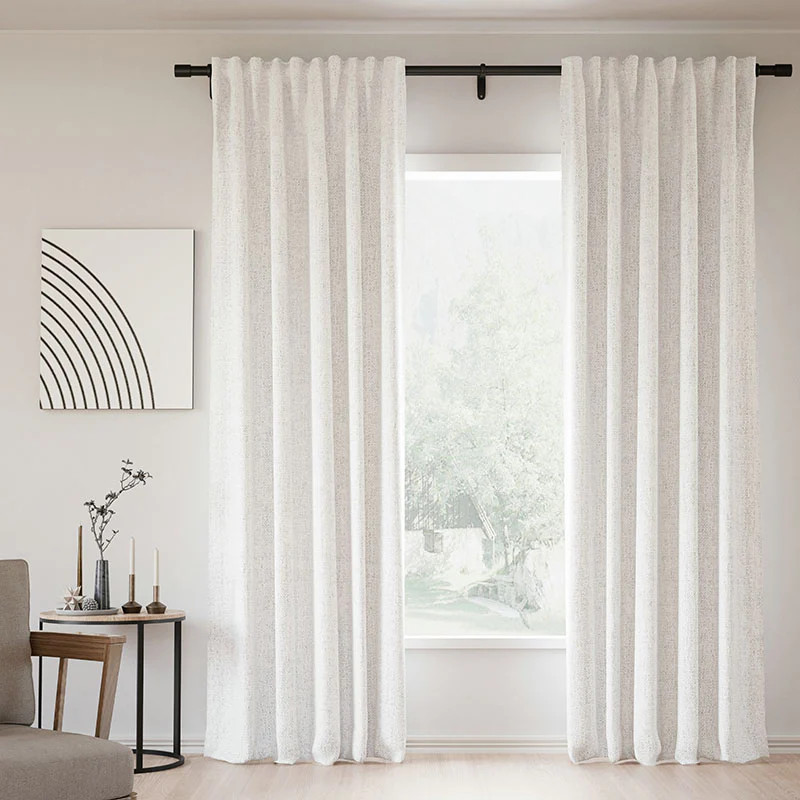 Lille Linen Curtains Drape Soft Top | Homerilla
