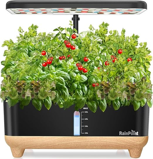 RAINPOINT Indoor Hydroponics Growing System,13 Pods Hydroponic Garden Planter, Vegetable Growing ... | Amazon (US)