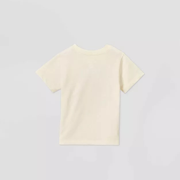 Toddler Boys' Red Hot Chili Peppers Short Sleeve T-Shirt - Beige | Target