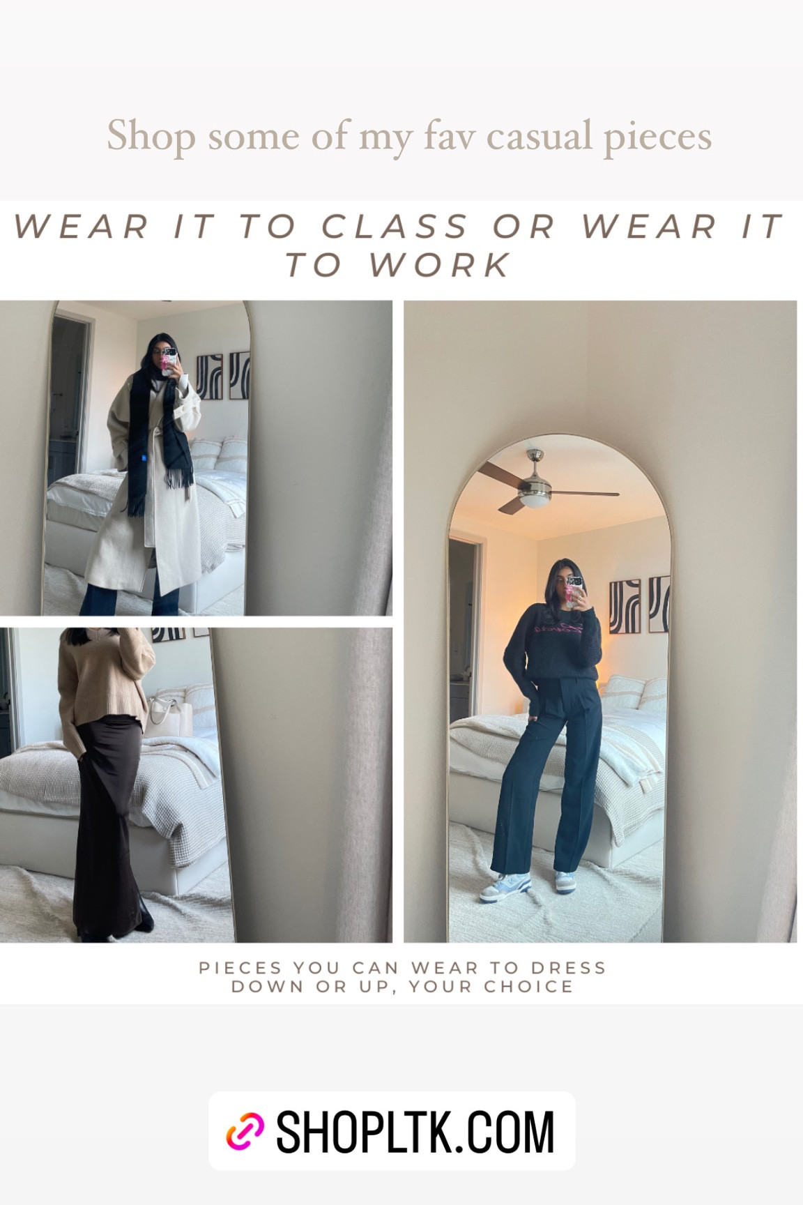 Fall/winter class or work outfits! You can make them as casual or upscale as you want! #ltk #ltkstyle #fall #winter #clothes #bootcut #trouser #college

#LTKSale #LTKstyletip #LTKFind