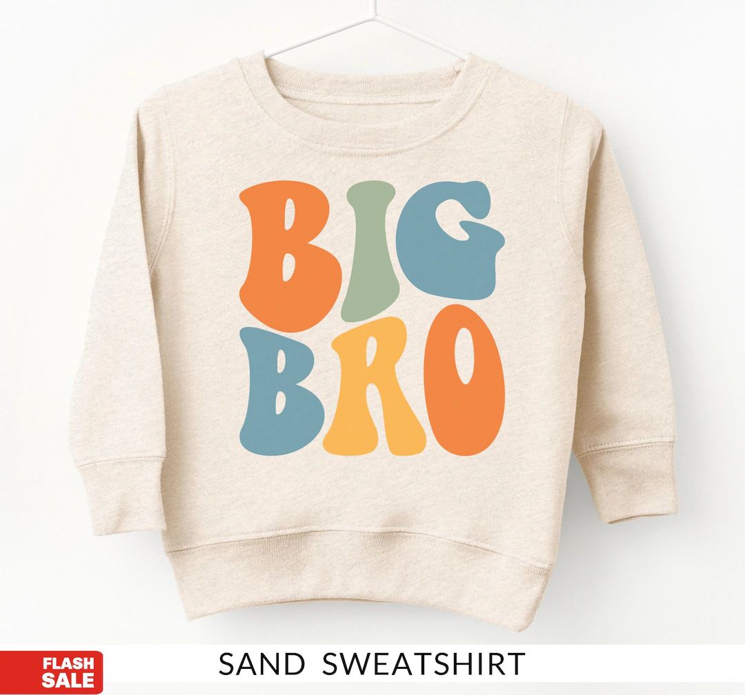 Retro Big Brother Sweatshirt, Big Brother Shirt Little Brother TShirt Big Bro Brother Matching Br... | Etsy (US)