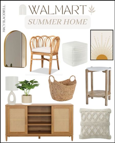 Home finds. Living room. Summer home. Summer home decor. End table. Cabinet. Accent chair. Mirror. Walmart home. Affordable home finds  

#LTKhome #LTKfamily #LTKSeasonal