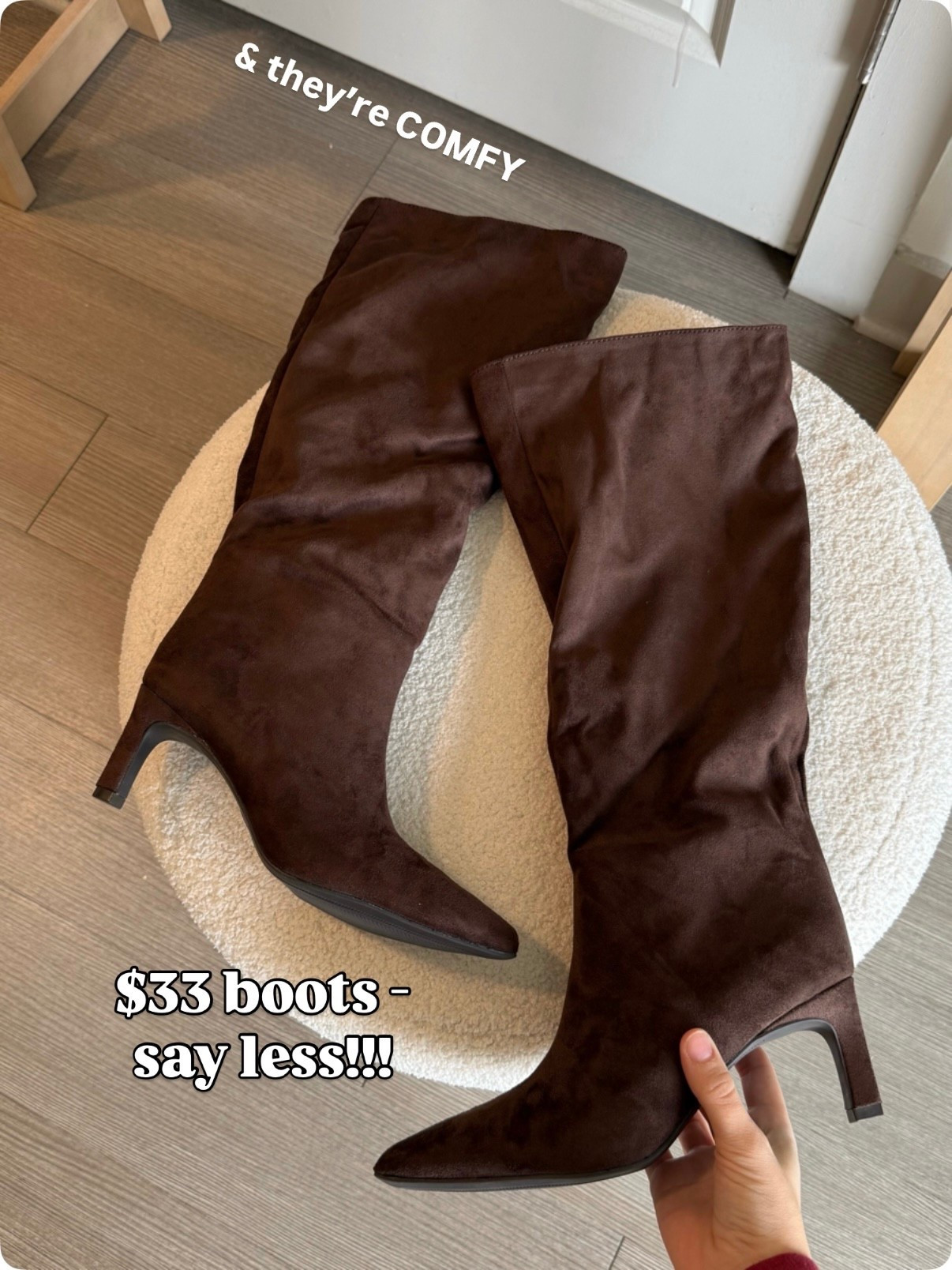 Target boots on sale for $33! True to size

#LTKCyberWeek #LTKGiftGuide #LTKPetite