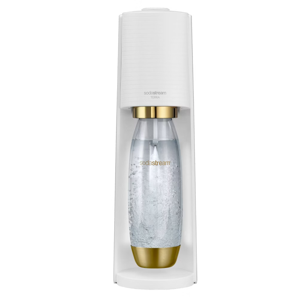 Sodastream Terra Sparkling Water Maker - White/Gold | Target