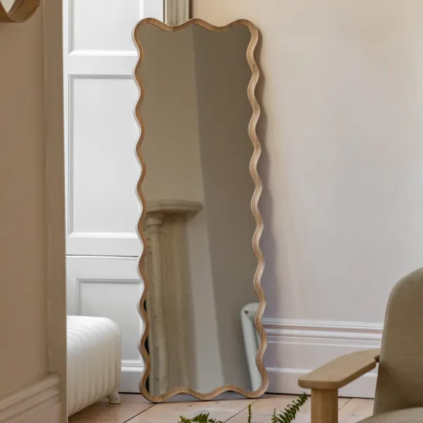 Cedar and Sage Willow Leaner Mirror | Dunelm