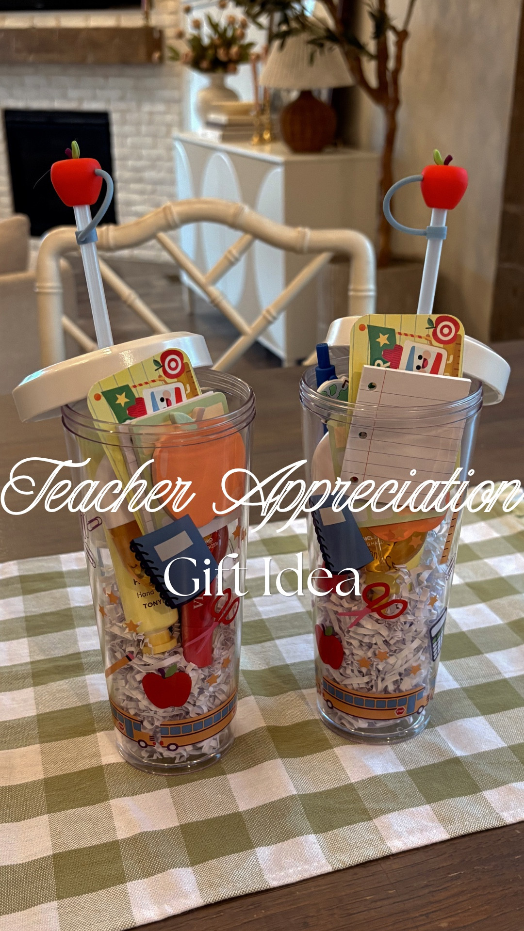TEACHER APPRECIATION GIFT IDEA
These cups are so cute, I could not resist! I added some goodies a long with a gift card because let’s be honest that’s what they really want!
#target #giftidea #teachergift #giftsforteachers #giftinspo #teacherinspo #teachergiftideas #teacherappreciation


#LTKKids #LTKmomlife #LTKOver40