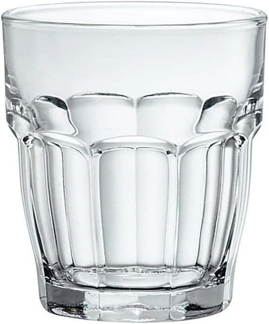 Bormioli Rocco Rock Bar Juice Glasses, Set of 6-7.25 Oz. Stackable Drinking Glasses for Cocktails, Desserts & Soft Drinks - Space-Saving Everyday Glass Tumblers, Dishwasher Safe | Amazon (US)