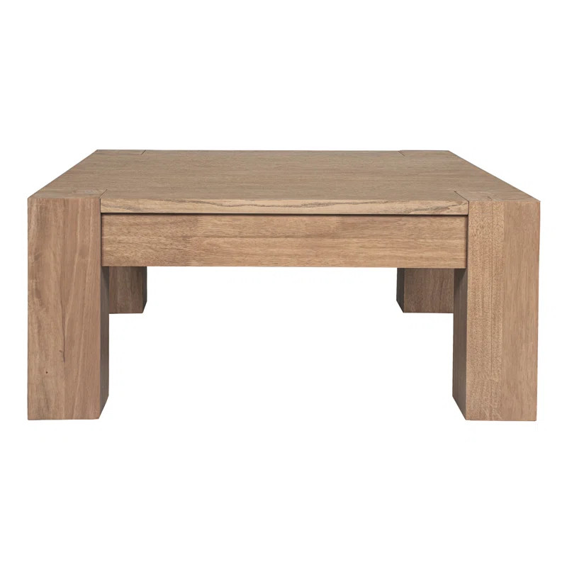 Latitude Run® Carsjen Chunky Leg Squared Coffee Table & Reviews | Wayfair | Wayfair North America