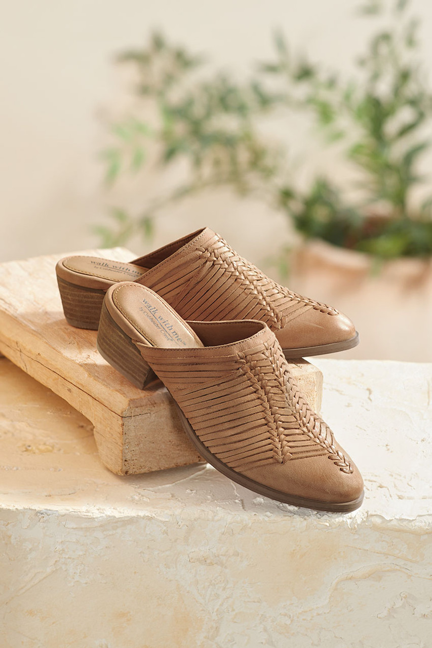 Amarillo Leather Mules by Walk With Me™ | Coldwater Creek