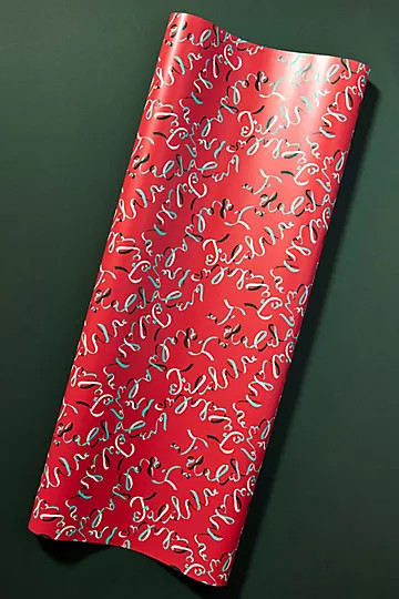 Very Merry Wrapping Paper | Anthropologie (US)