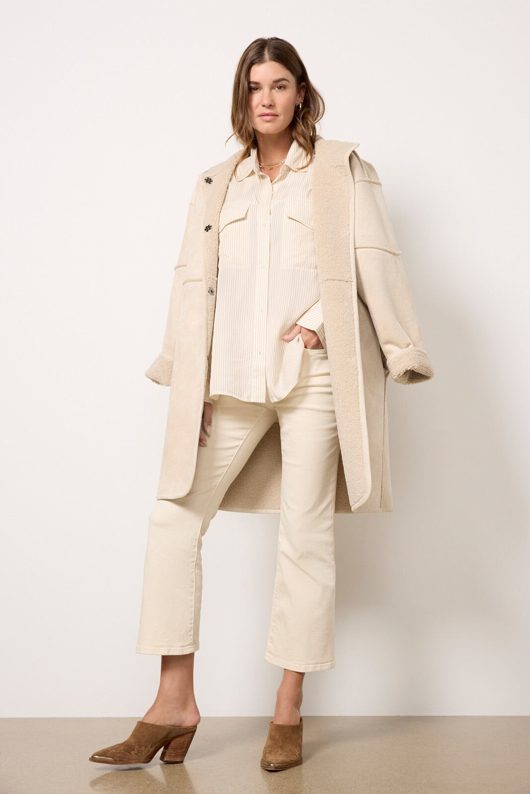 Cara Sherpa Coat | Evereve