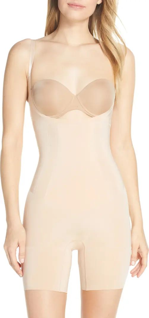 SPANX® OnCore Mid Thigh Shaper Bodysuit | Nordstrom | Nordstrom