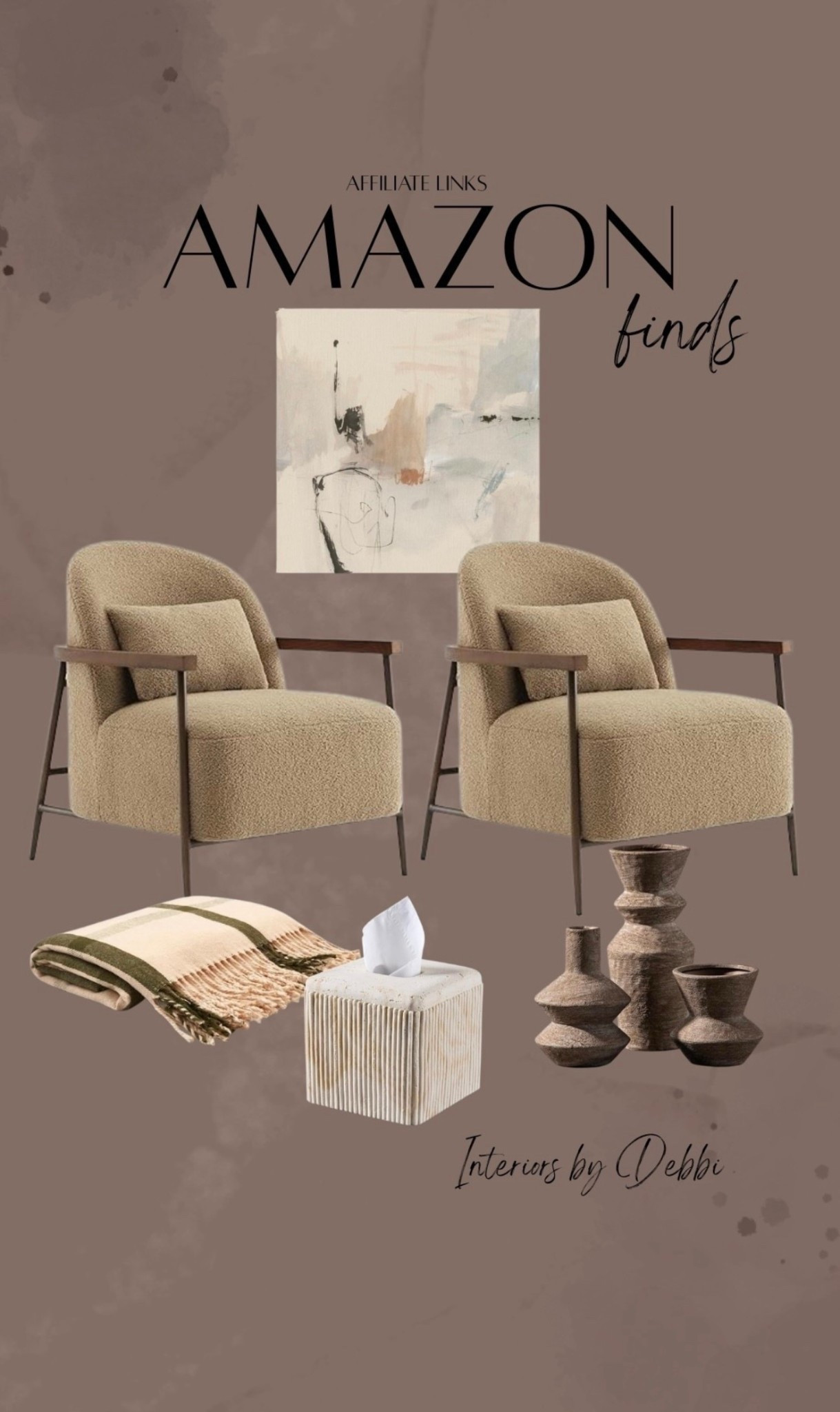 Amazon Finds
Accent chairs, framed art, vases, throw, transitional home, modern decor, amazon find, amazon home, target home decor, mcgee and co, studio mcgee, amazon must have, pottery barn, Walmart finds, affordable decor, home styling, budget friendly, accessories, neutral decor, home finds, new arrival, coming soon, sale alert, high end look for less, Amazon favorites, Target finds, cozy, modern, earthy, transitional, luxe, romantic, home decor, budget friendly decor, Amazon decor #amazonhome

#LTKSeasonal #LTKHome