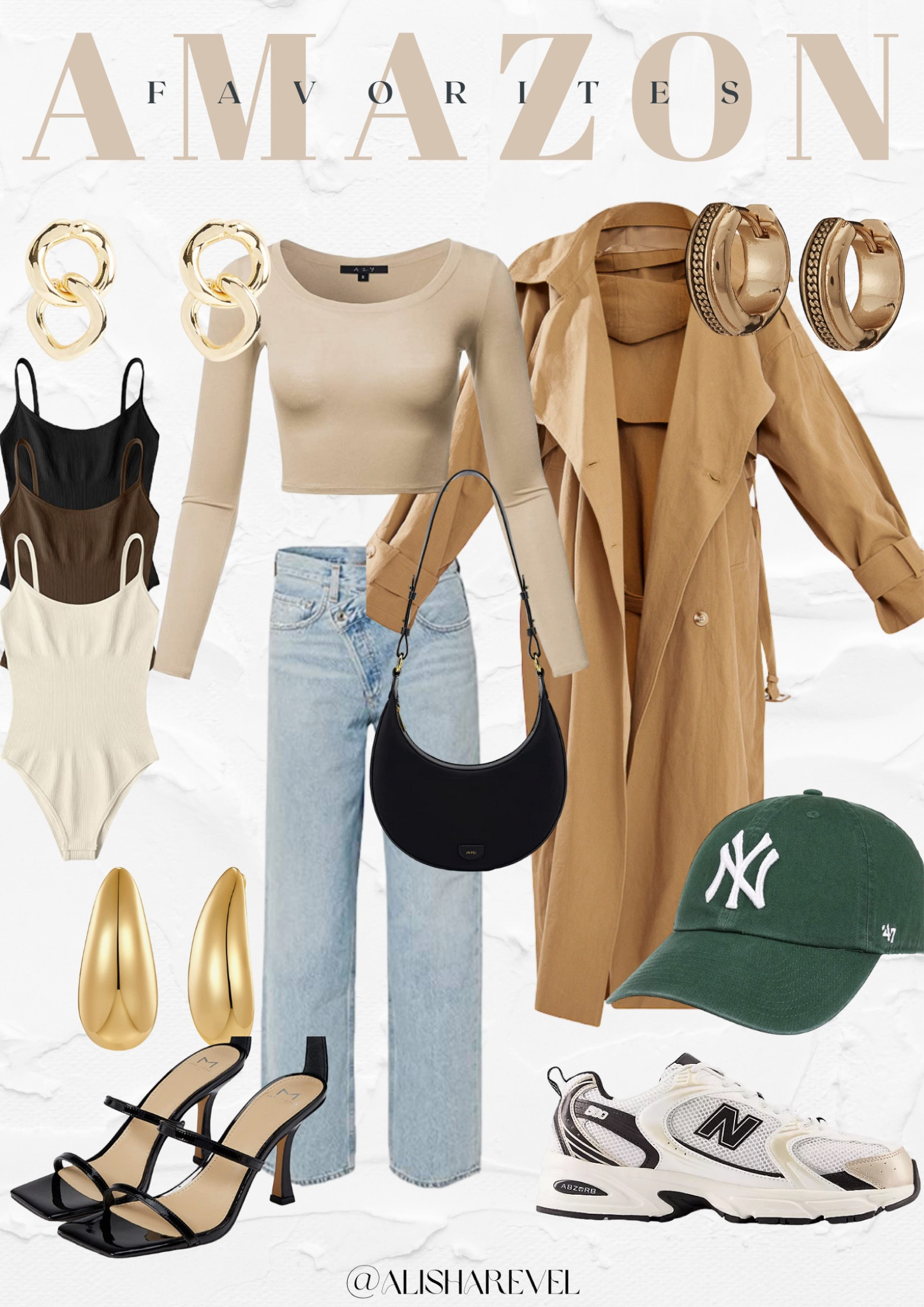 Amazing spring finds FTW !! Loving these 
Baseball cap
Jeans 
Spring trench coat
Gold accessories
Snatched waist bodysuit 
Amazon finds


#LTKunder50 #LTKstyletip #LTKunder100