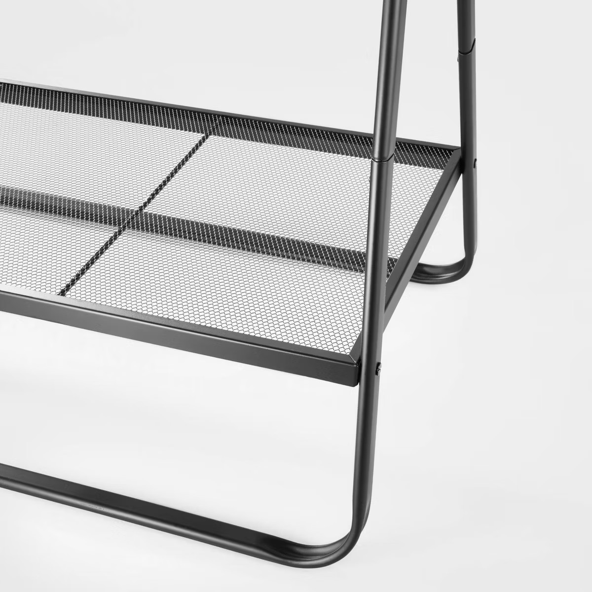 Metal Garment Rack Black - Brightroom™: Powder-Coated Metal Clothing & Hanging Rack, Fixed Rod ... | Target