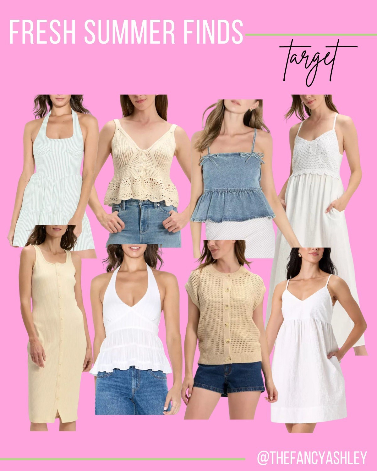 Fresh new Target finds just dropped! Cute tops. Darling dresses. Perfect for mixing + matching allll summer. Pair with sneaks for errands or throw on sandals and call it a date night.

#LTKFindsUnder50 #LTKStyleTip #LTKSeasonal