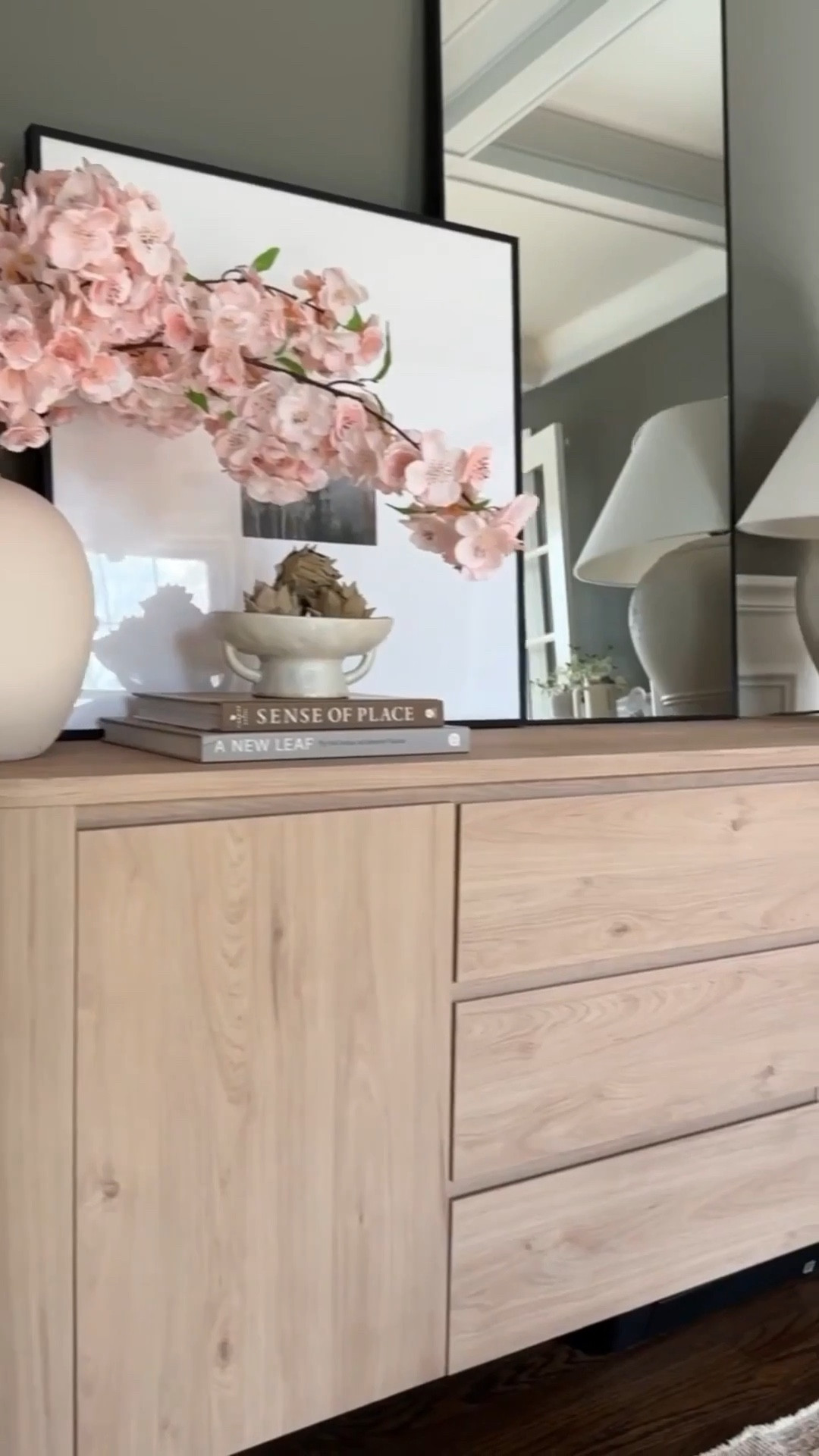 Back in stock on Amazon!!!! I can’t believe this sideboard is an Amazon find!! It’s a designer look for less!! It has the prettiest curves, and the quality is actually really great! So impressed! 

#LTKHome #LTKStyleTip