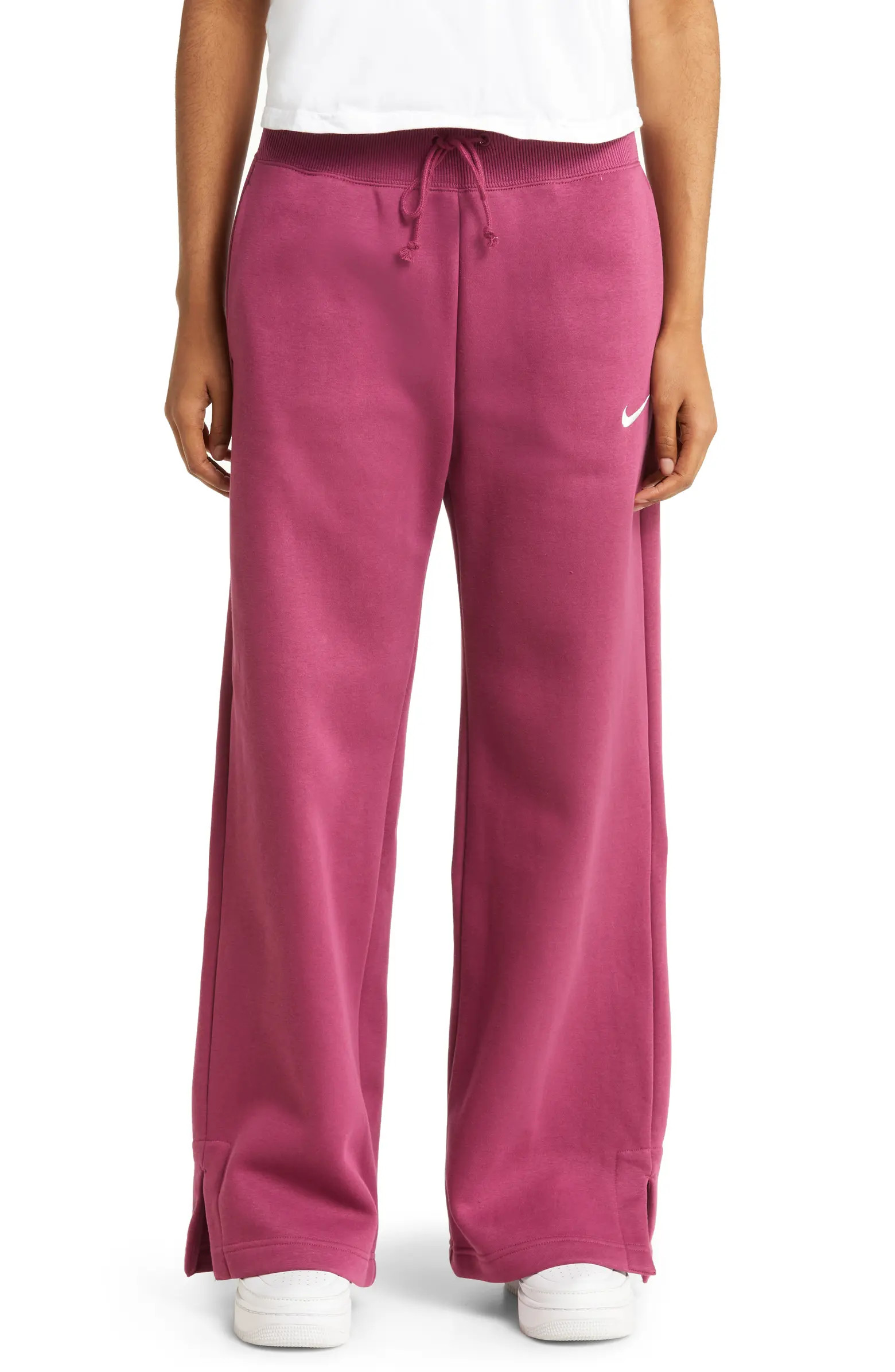 Sportswear Phoenix High Waist Wide Leg Sweatpants | Nordstrom