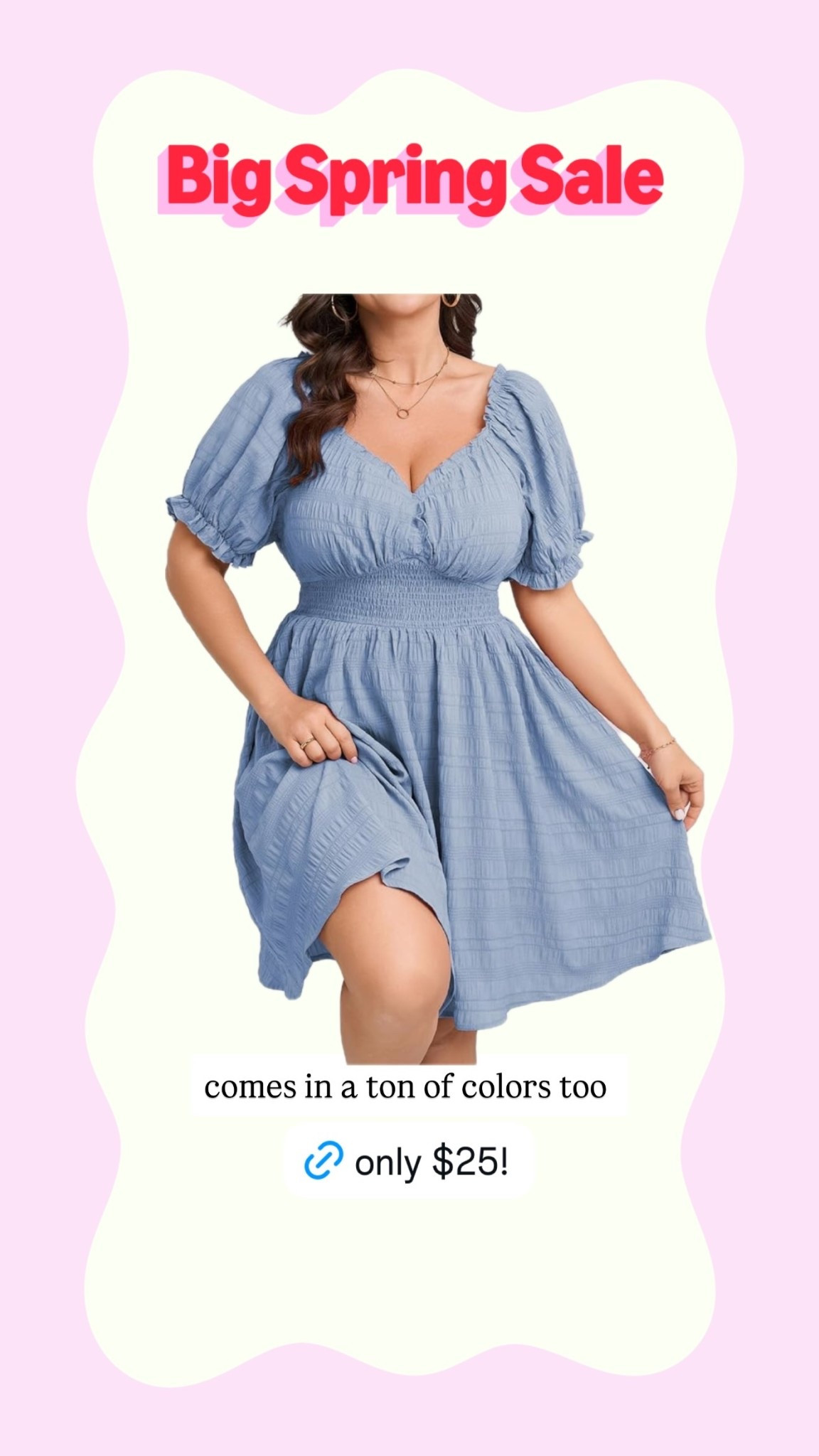 I just bought this dress - Comes in a ton of colors too11 

 #LTKootd #LTKSaleAlert #LTKPlusSize