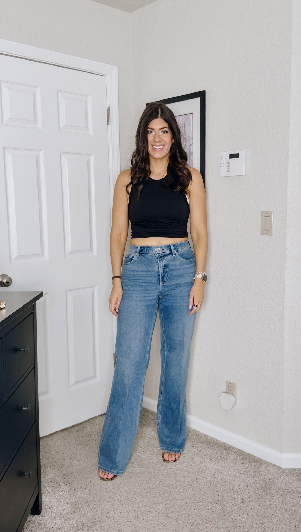 Spanx sale
In a medium tall wide leg jeans 

#LTKSpringSale #LTKTall #LTKMidsize