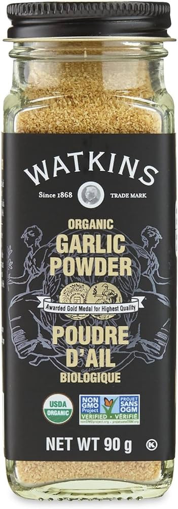 Watkins Gourmet Organic Spice Jar, Garlic Powder, Non-GMO, Kosher, 90 g | Amazon (CA)