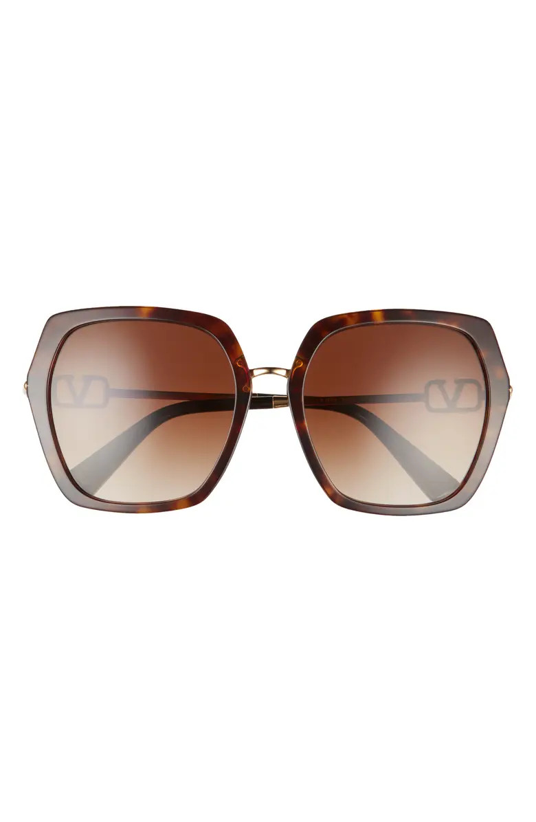Valentino 57mm Geometric Sunglasses | Nordstrom | Nordstrom
