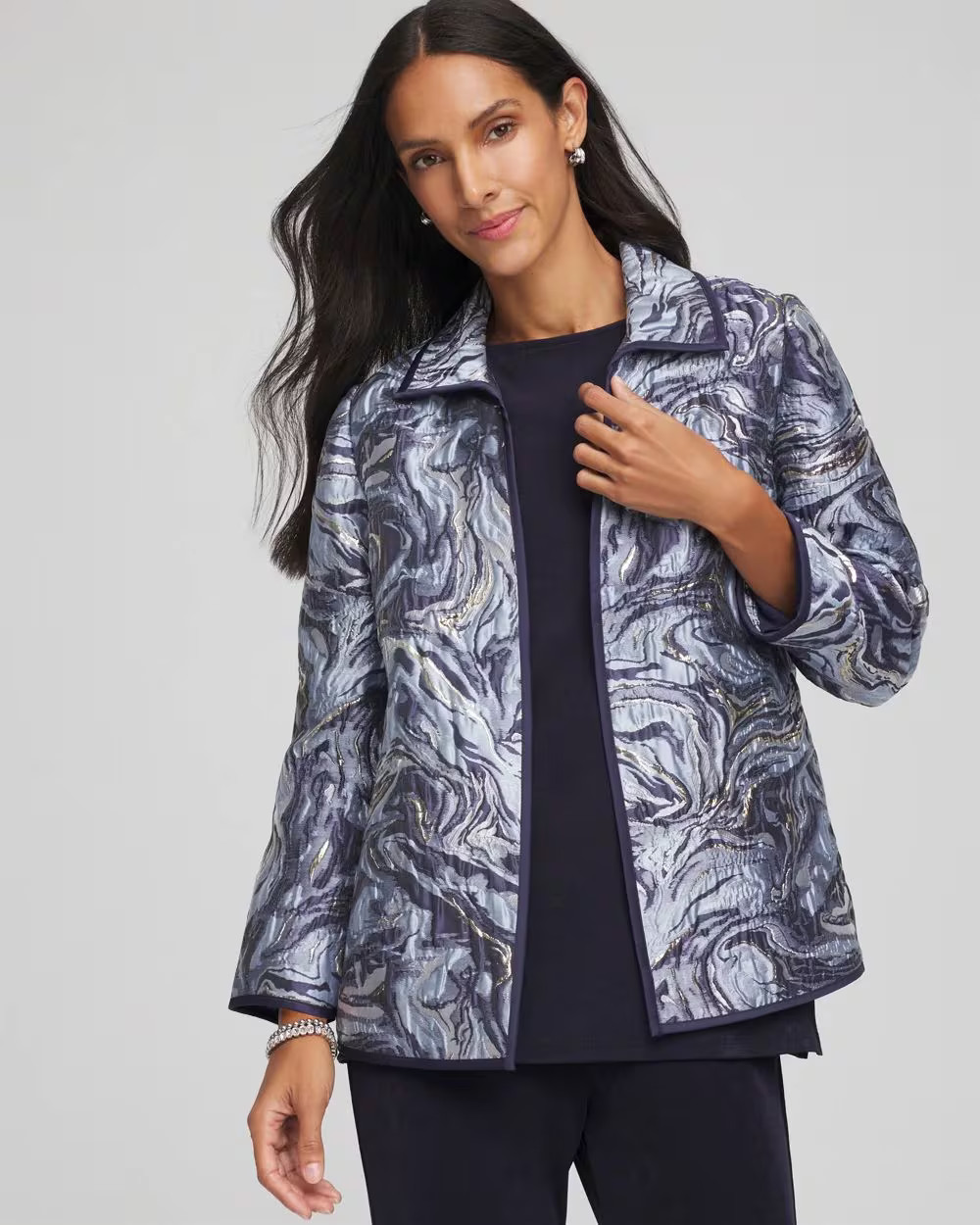 Travelers™ Jacquard Swirl Jacket | Chico's