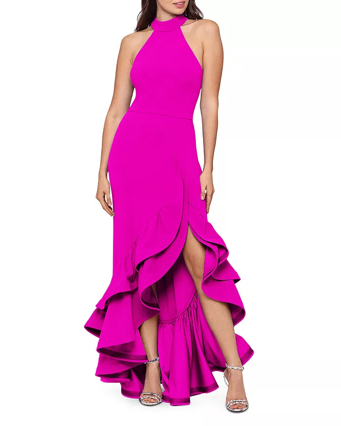 Racerback Ruffle Hem Gown - 100% Exclusive | Bloomingdale's (US)