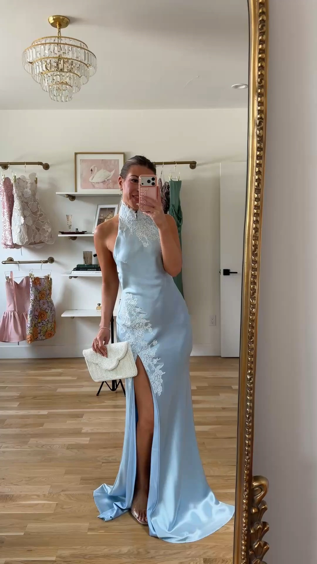 light blue satin halter maxi with lace applique detail and a front slit fall wedding guest dress for every girl 💍

I’m 5’4” & wearing my usual smalls/2

revolve: tulip
lulus: emerson20 (first purchase only) 

fall wedding guest dresses, wedding guest dresses, cocktail dresses, semi-formal dresses, black tie wedding guest dresses, destination wedding guest dresses, garden party dresses, wedding guest outfit ideas, fall dresses, autumn dress

#LTKSeasonal #LTKWedding #LTKU
