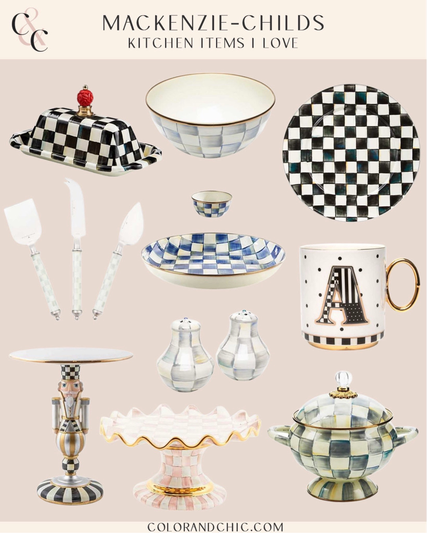 Love these Mackenzie-Childs kitchen items! Perfect for hosting, cooking, and more. I love how timeless and pretty they are, as well as, functional. 

#LTKGiftGuide #LTKHome
