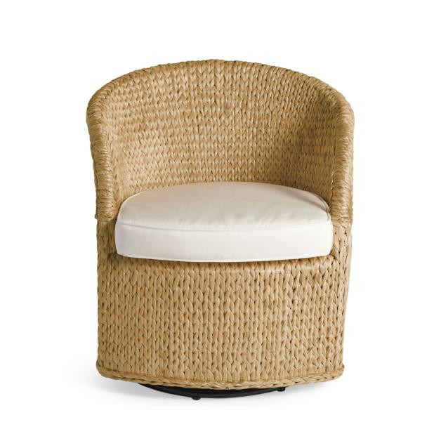 Saybrook Swivel Chair | Grandin Road | Grandin Road