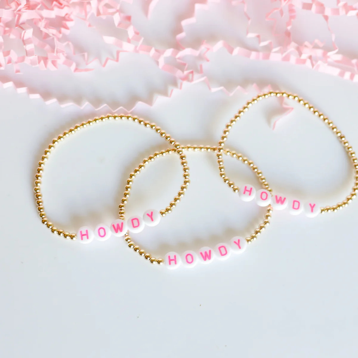 Karlee Custom Bracelet (Pink Custom Bracelet) | Beaded Blondes
