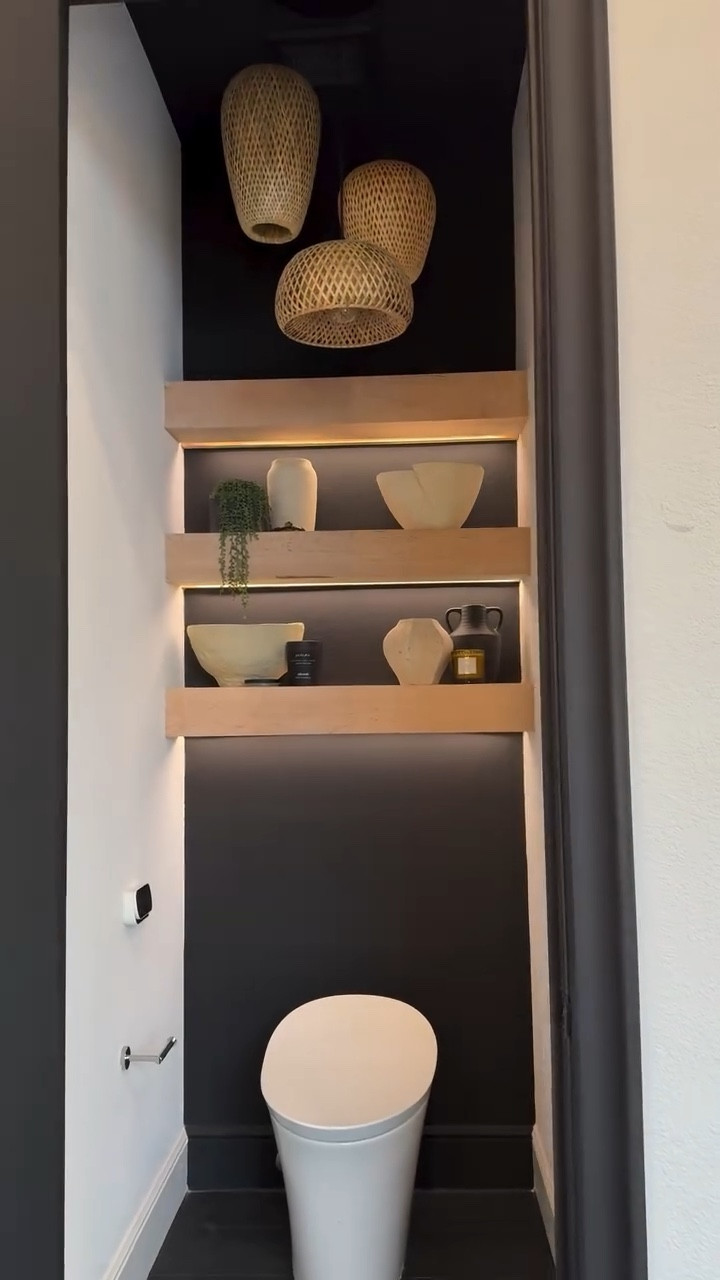 You can absolutely work with your builder grade framework to create a beautiful custom feel in your home. In this primary bathroom, I kept the original layout and framing, but updated the vanity, tub, flooring, and finishes to completely transform the space into something that feels elevated, warm, and much more personal.

Edit Inspo: @emm_interiors

#LTKSaleAlert #LTKHome