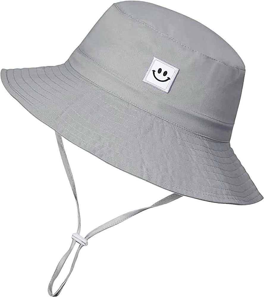 55CUBE Toddler Sun Hat Beach Bucket Hat for Girls and Toddlers | Amazon (US)