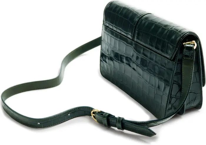 Croc Embossed Leather Crossbody Bag | Nordstrom