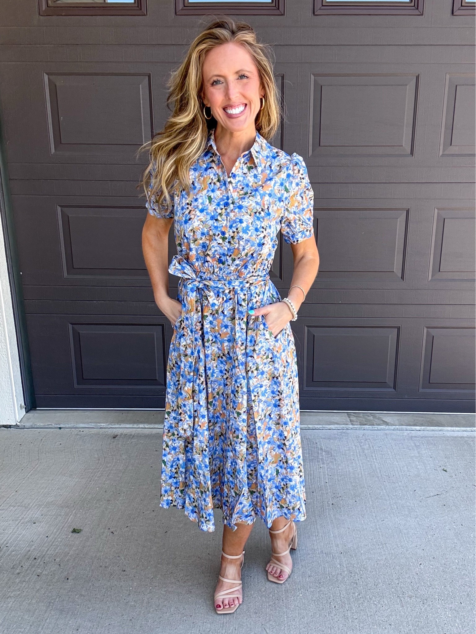 This floral print dress is so classy and beautiful! 💙💛 Loving the short sleeved and collar detail. Wearing a small.

As an Amazon Influencer I earn commission on qualifying purchases.

Blue floral print dress, wedding guest dress for summer, dresses for work, mom style, what to wear to church, spring fashion, summer dress styles

#LTKootd #LTKWorkwear #LTKOver40