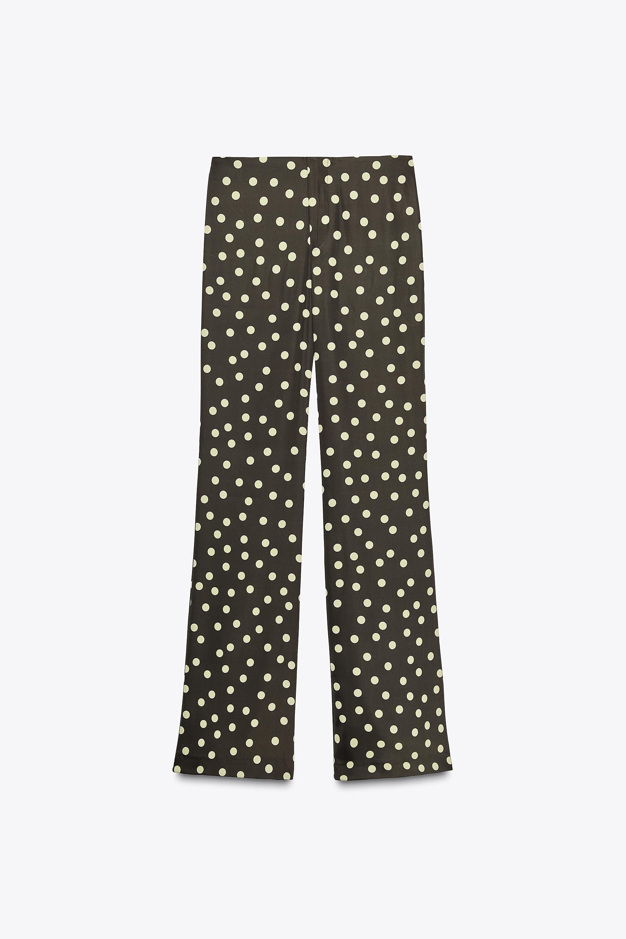 SATIN FLARE PANTS | Zara US