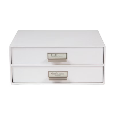 Birger 2 Drawer File Box White - Bigso Box of Sweden | Target