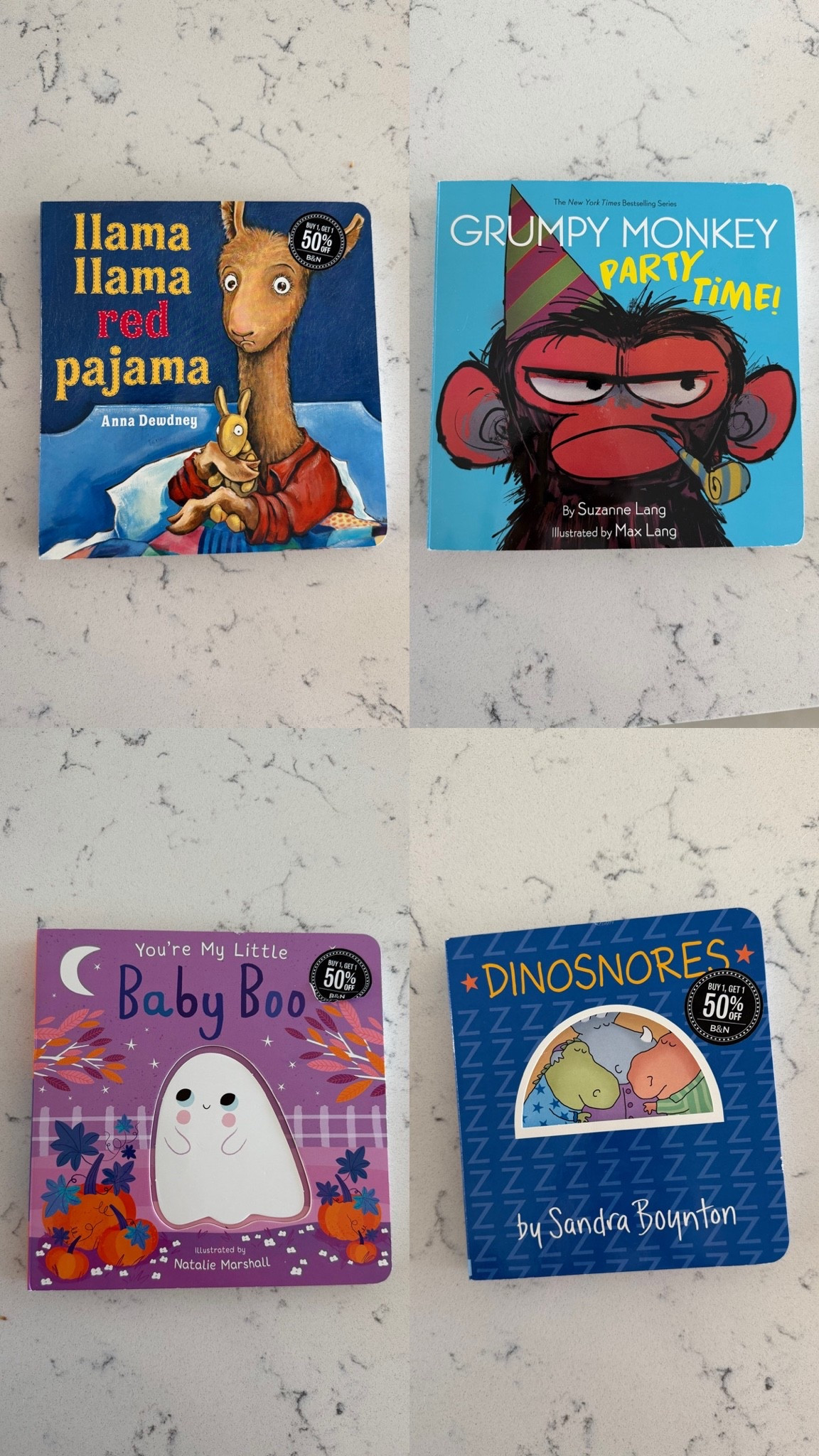 I know I’m always talking about our library trips, but when I find a good board book, I’m absolutely bringing it home 😂📚

Picked up these four at Barnes & Noble yesterday because they were buy one, get one free, and I’m pretty sure you can never have too many books for a baby. Sharing the ones we grabbed in case you’re looking for some new additions to your little one’s bookshelf!
—
baby board books, board books for babies, baby books, toddler books, Barnes and Noble, baby book recommendations, baby bookshelf, reading with baby, first time mom, baby finds, baby essentials, baby gifts, books for 9 month old

#LTKmomlife #LTKBaby #LTKKids