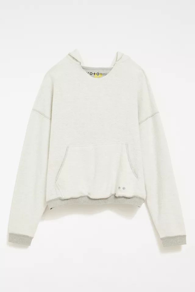 KOTO 04.036 Notched Fleece Hoodie Sweatshirt | Urban Outfitters (US and RoW)
