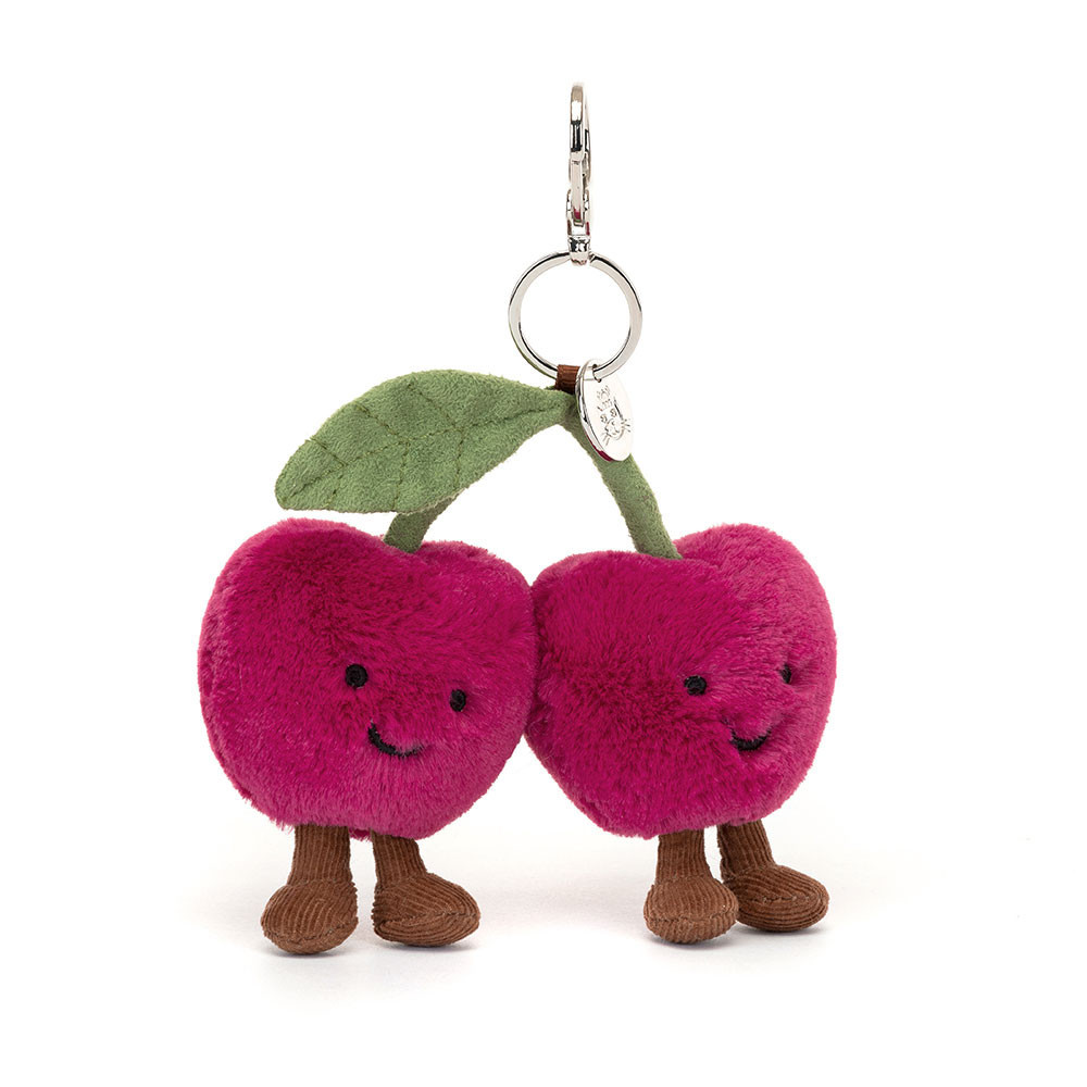 Amuseables Cherries Bag Charm | Jellycat US