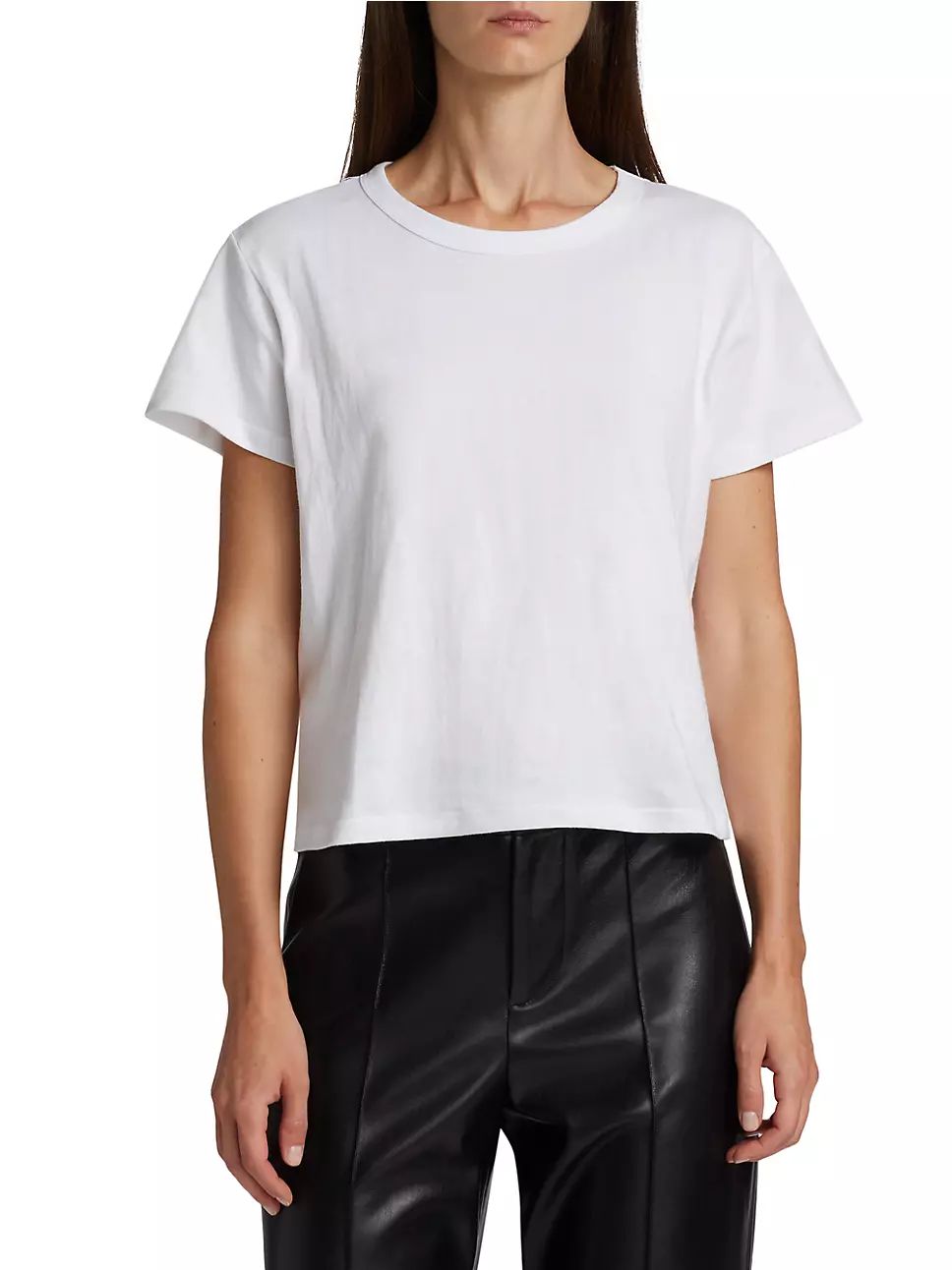 Margo Cotton Cropped T-Shirt | Saks Fifth Avenue