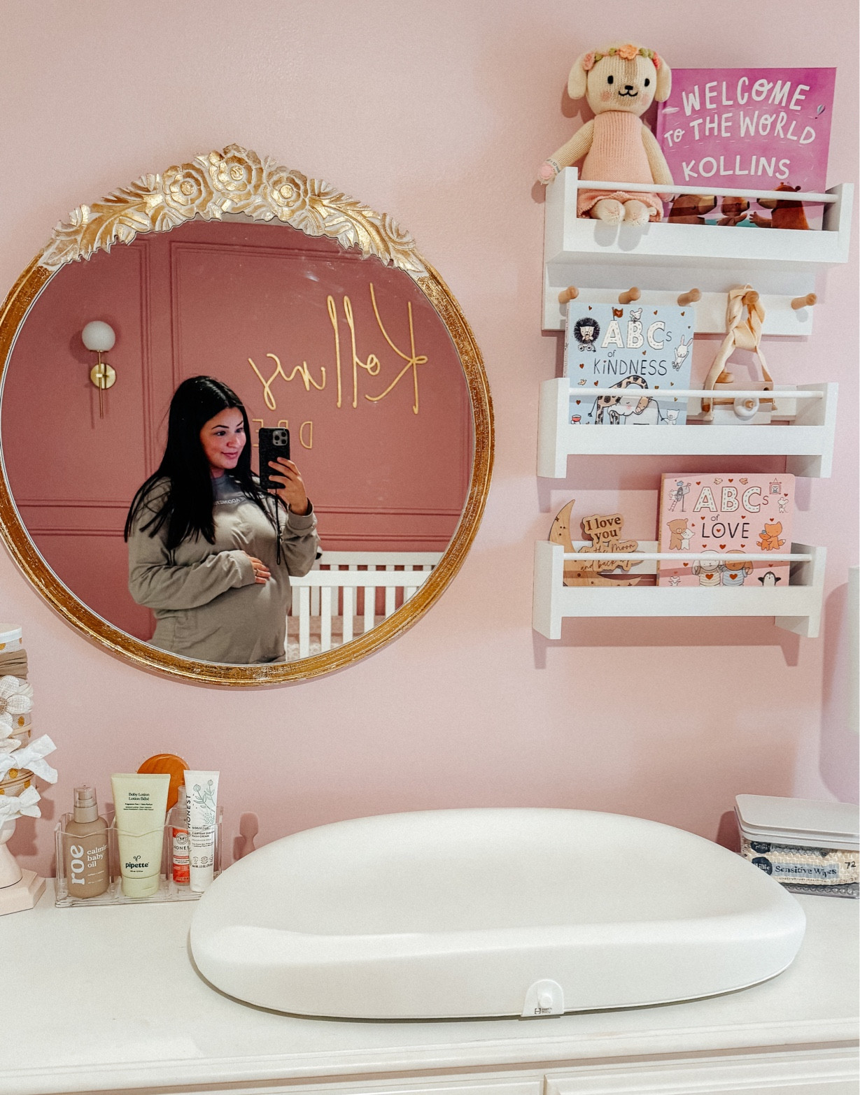 Love how this section of the nursery turned out 💕

#LTKbump #LTKhome #LTKbaby