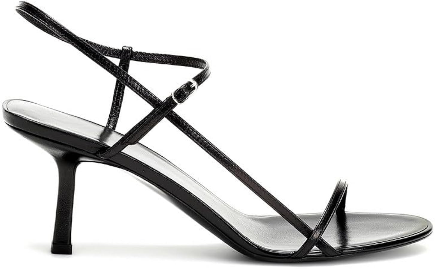 MissHeel Thin Strap Heels with Ankle Strap 3 inch Open Toe Sandals | Amazon (US)